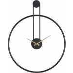 reloj pared negro metal decoracion 50 x 5 x 62 cm 9