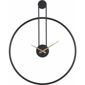 reloj pared negro metal decoracion 50 x 5 x 62 cm 9