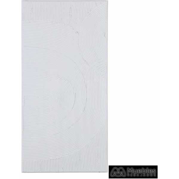 S 2 mural pared abstracto blanco resina 135 x 350 x 90 cm 12