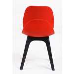silla aries polipropileno negro y rojo 2