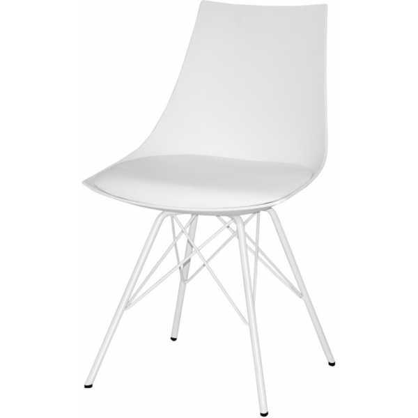 silla armony metal blanco