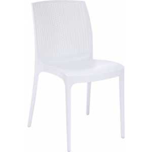 silla bora polipropileno blanco