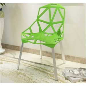silla camy aluminio polipropileno verde