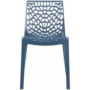 silla capricho polipropileno azul azafata