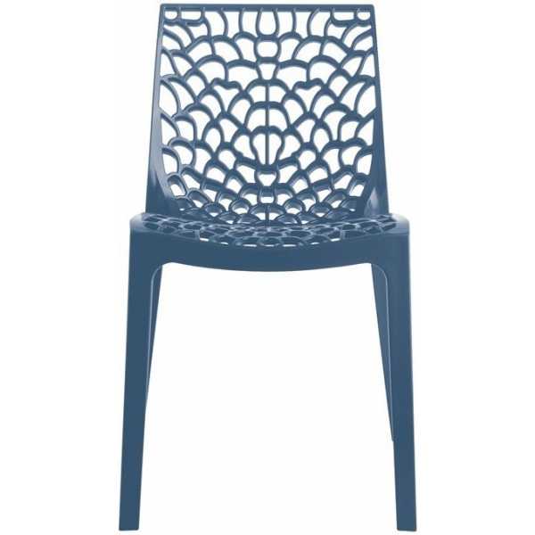 silla capricho polipropileno azul azafata