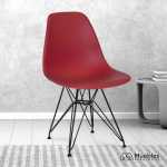 silla comedor barata roja