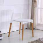silla croscat su madera polipropileno blanco 2