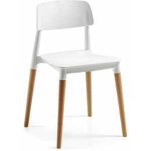 silla croscat ts madera polipropileno blanco