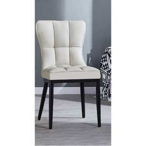 silla daniela metal tapizado similpiel gris claro