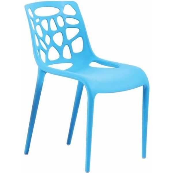 silla eden polipropileno azul celeste