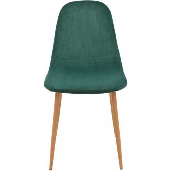 silla epoque metal terciopelo verde 2