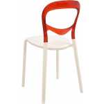 silla festival polipropileno blanco respaldo policarbonato rojo 2