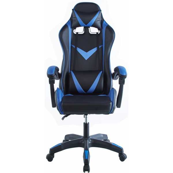 silla gaming azul 1