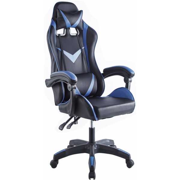 silla gaming azul