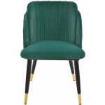 silla glamour metal tapizado velvet verde 2