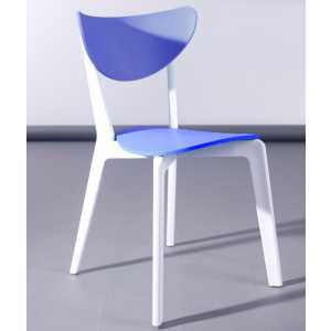 silla lina apilable polipropileno blanco y azul 1