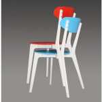 silla lina apilable polipropileno blanco y azul 3