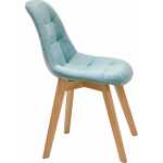 silla lorena madera tapizada velvet verde agua 1