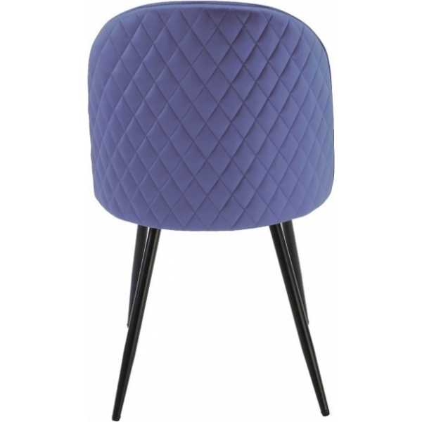 silla magda metal tapizado velvet azul 2