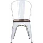 silla metal y madera volt blanca 1