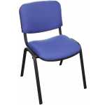 silla niza pr52 chasis epoxi negro tejido 3 color azul