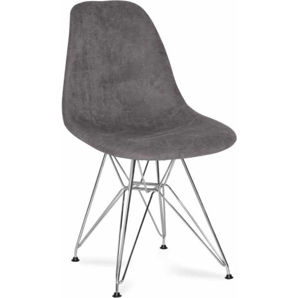 silla picasso tapizada gris