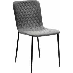 silla pitt metal tapizado tejido tecnico 11 gris oscuro