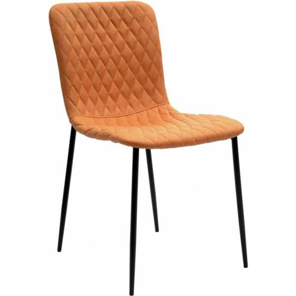 silla pitt metal tapizado tejido tecnico 7 naranja