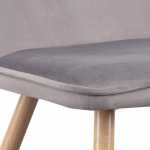 silla velvet terciopelo gris pata haya 3