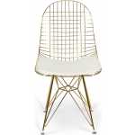 silla wire oro blanca 1