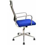 sillon de oficina austria alto malla negra asiento azul 1