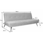 sofa cama darling gris claro 4
