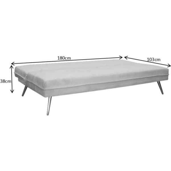 sofa cama darling gris claro 5