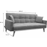 sofa cama victoria gris 4