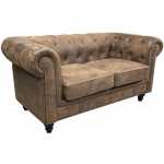 sofa chester premium 2 plazas similpiel vintage 1