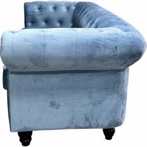 sofa chester premium 2 plazas tapizado velvet dusky azul 1
