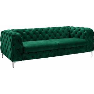 sofa chester royal 3 plazas terciopelo verde