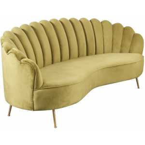 sofa jasper 3 plazas terciopelo verde