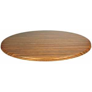 tablero de mesa topalit mono zebrano light 60 cms de diametro